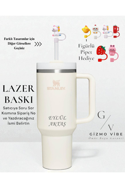 Stanley Kişiselleştirilmiş Quencher H2.O FlowStateT 0,89 LT Toz Pembe Termos ...