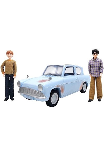 mattel Set Children Toys, Mattel, Harry Potter, Harry Potter and Ron Weasley, Ford Anglia Car, 50.8x18.3x18