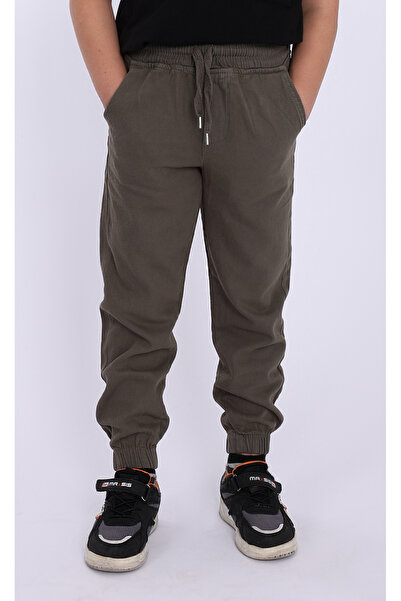 MYRAB DENİM Çocuk Beli Lastikli Kışlık Erkek Ve Kız Unisex Okulluk Pantolon