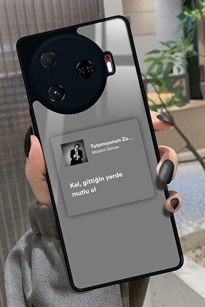 TECNO Camon 30 Pro Uyumlu Müslüm Gürses Şarkı Sözü Tasarımlı Glossy Premium Kılıf