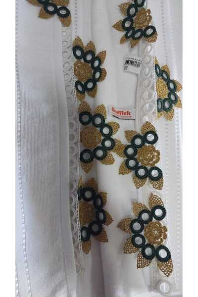 Papatyam Handcrafted Dowry Towel Crocheted Embroidered Towel Hand Knitted/Crocheted/Handmade/Handcrafted/Ozdilek