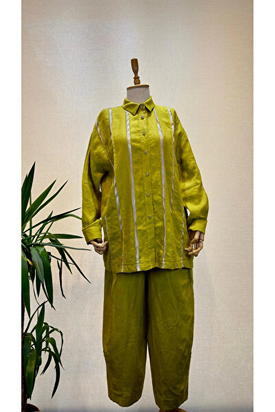 Ghisa Hardal Renk Keten Takım