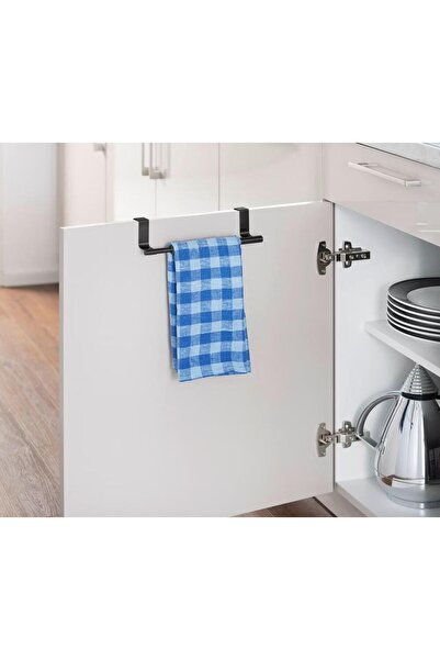 GBMOTION Teleskopik 35 cm Dolap Kapısı İçin Uzatılabilir Havlu Askısı, Paslan...