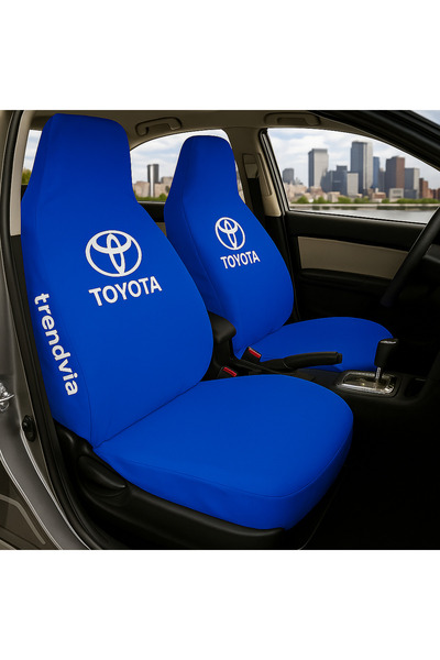 trivexa Toyota Front and Rear Seat Cover |   Auto Service Combed Cotton Case