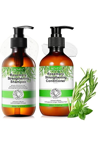 ALİVER مجموعة شامبو وبلسم بالروزماري والنعناع