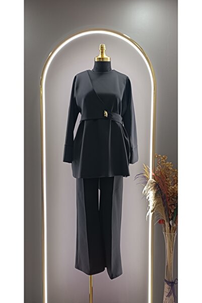 tesettürgiyim طقم سكوبا مزدوج للنساء