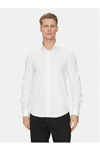 Calvin Klein Ανδρικό Πουκάμισο K10K114298 Λευκό