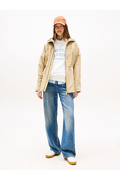 Tommy Hilfiger Women's Cotton Nylon Regular Windbreaker Jacket