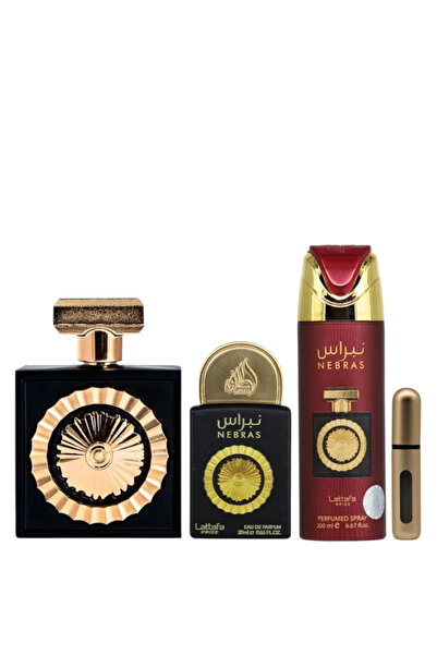 lattafa NEBRAS, Gift Set 4 Pieces