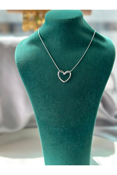 stainles steel قلادة مع القلب