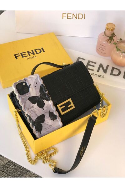 Generic شنطة كتف كوالتي بتصميم فاخر مع الملحقات