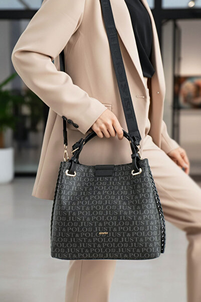 POLO CLUB Geantă de mână și umăr cu 4 compartimente pentru femei Just Polo (31x27 CM)