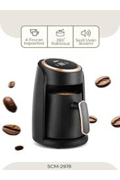 YAZICI ماكينة صنع القهوة الأوتوماتيكية سينبو SCM-2978 لون كروم