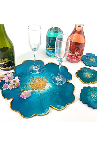 epoksi kalıp cank Epoksi Reçine Silikon Kalıp Çiçek Kalıbı 12 CM Beton Mum Kalıbı 1 ADET