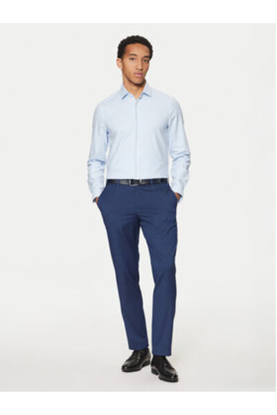 Calvin Klein Ανδρικό Πουκάμισο K10K113854 Ανοιχτό Μπλε