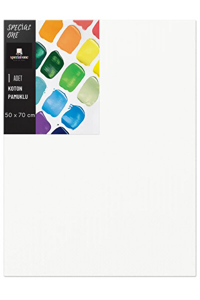 Special One 50x70 cm Koton Pamuklu Ahşap Şaseli Resim Tuvali