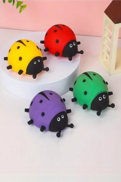 Hyd 1 Adet Oyuncak Uğur Böceği Squishy Yumuşak Stres Giderici Oyun