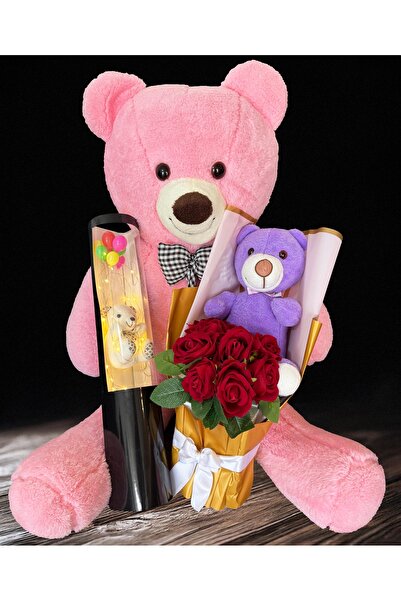 Linalux Gifts Anneye - Kız Kardeşe Dogum Gunu Hediyesi - 90cm Ayıcık - Işıklı...