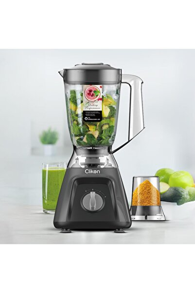 CLIKON 2 IN 1 JUICE BLENDER, COPPER MOTOR 600W UNBREAKABLE JARS OVER LOAD CUT-OFF 1.5 BLENDER JAR GR