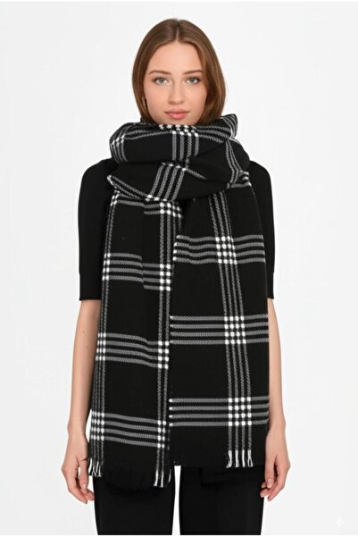 awix Eșarfă în carouri elegantă cu textura moale pentru femei