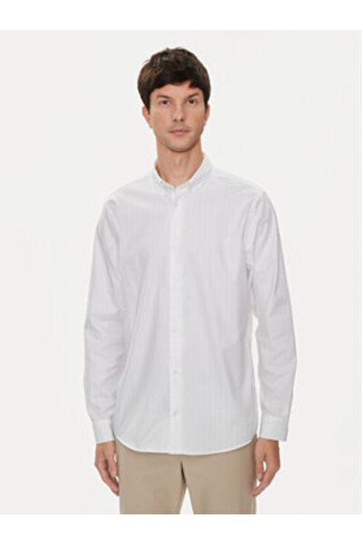 Calvin Klein Ανδρικό Πουκάμισο K10K113211 Λευκό
