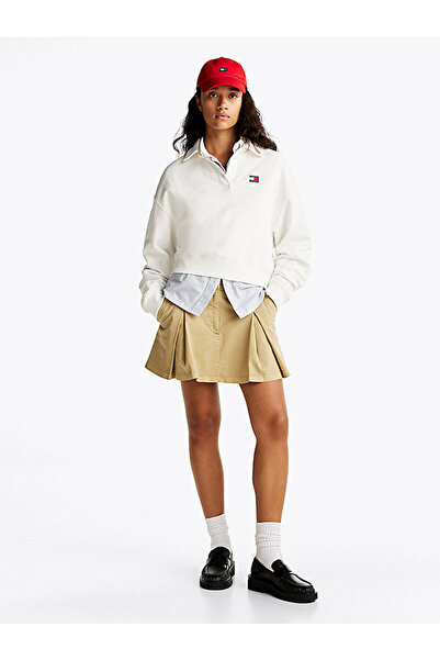 Tommy Hilfiger kadın tjw boxy badge polo sweatshirt