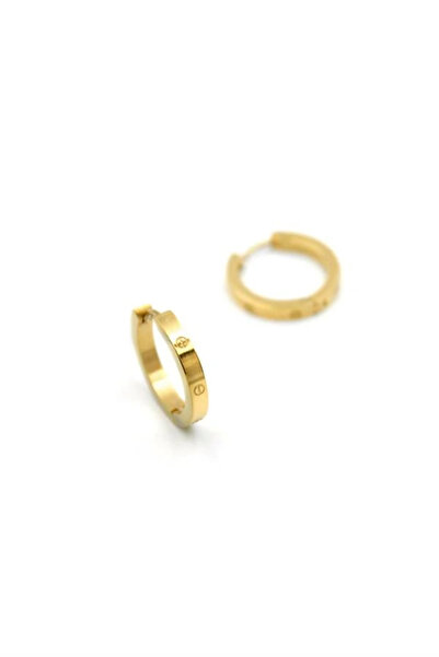 shopwave Thin crt earrings - gold