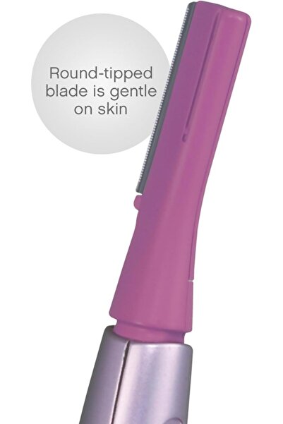 PANASONIC Women’s Facial Hair Remover and Eyebrow Trimmer with Pivoting Head, Includes 2 Gentle Bl
