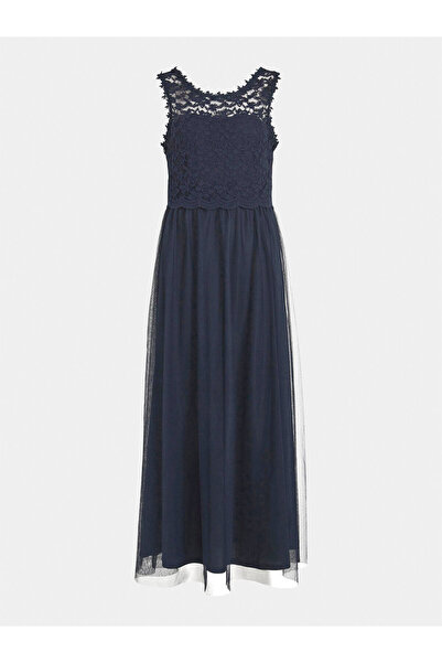 VILA Γυναικείο βραδινό φόρεμα 14052673 Μπλε σκούρο
