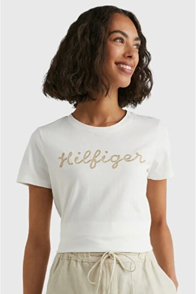 Tommy Hilfiger تيشيرت نسائي عادي من القطن من ناكيسلي