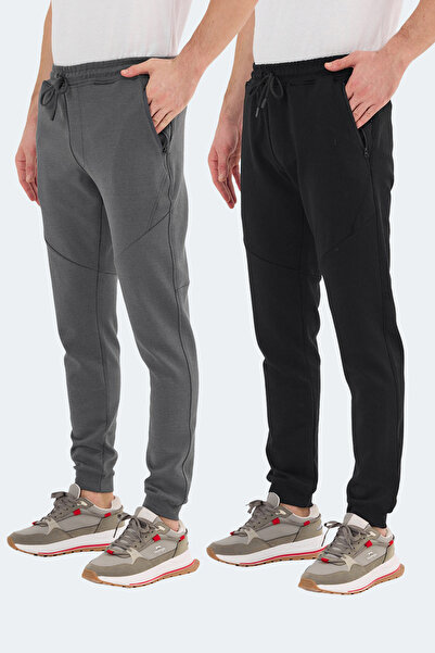 Slazenger ΣΕΤ VENOM 2 Ανδρικά Μαύρα - Σκούρο Γκρι Παντελόνια