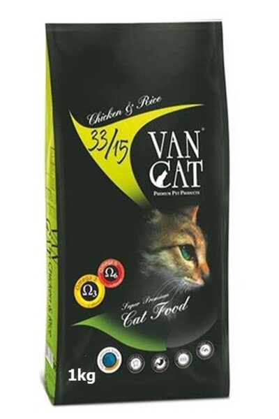 Vancat Van Cat Tavuklu Pirinçli Yetişkin Kedi Maması 1 Kg