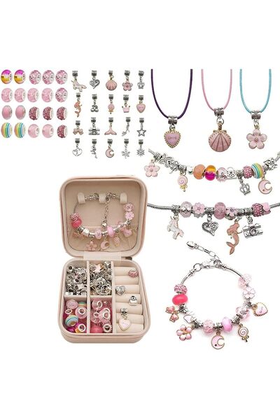 Hope مجموعة صنع أساور ساحرة، حرف يدوية من SYOSI للبنات، خرز أساور، مجموعة صنع...