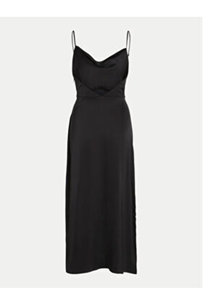 VILA Γυναικείο Φόρεμα Κοκτέιλ 14085601 Μαύρο