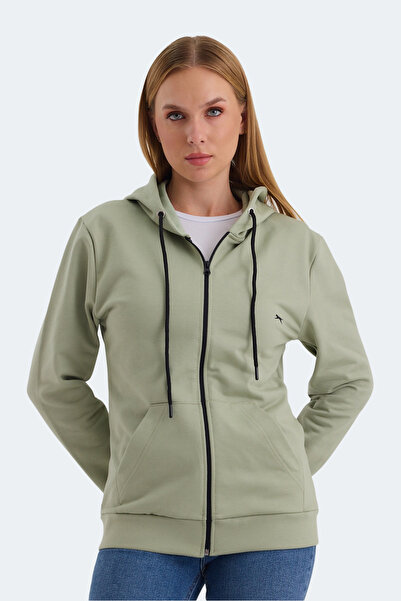 Slazenger KATYA 2 li set Kadın Gri - Yeşil Sweatshirt