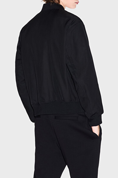 Armani Exchange With Logo Regular Fit College Collar Bomber Jacket Men's Jacket Xm001137 Af16672 Uc001