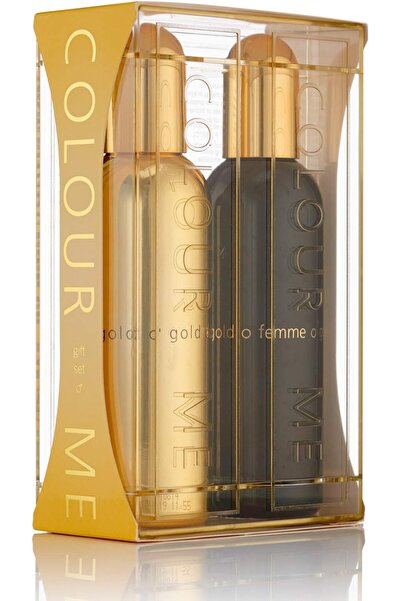 Colour Me عطر جولد هوم من كولور مي للنساء، عبوة من قطعتين، 190 مل