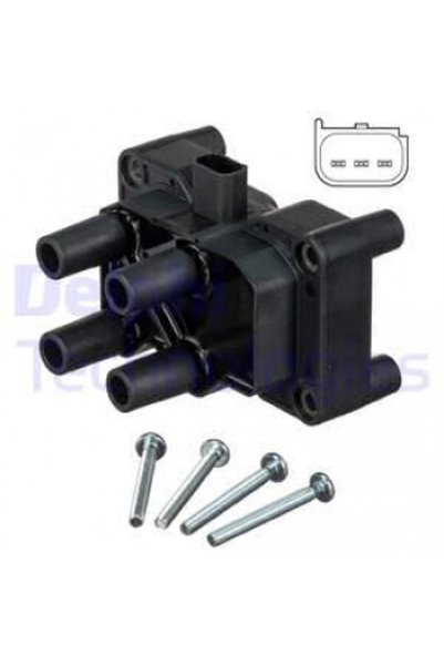 DELPHİ Ford Atesleme Bobını Fiesta V / VI 01>11 Fusıon 01>12 1,25 / 1,3 / 1,4 / 1,6ti Focus II C Max 1,4