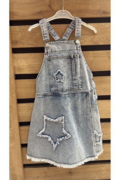 ESCABEL GİRL Çocuk Kot Salopet