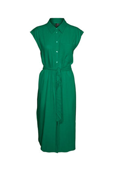 Vero Moda Γυναικείο Φόρεμα-Πουκάμισο 10282532 Πράσινο