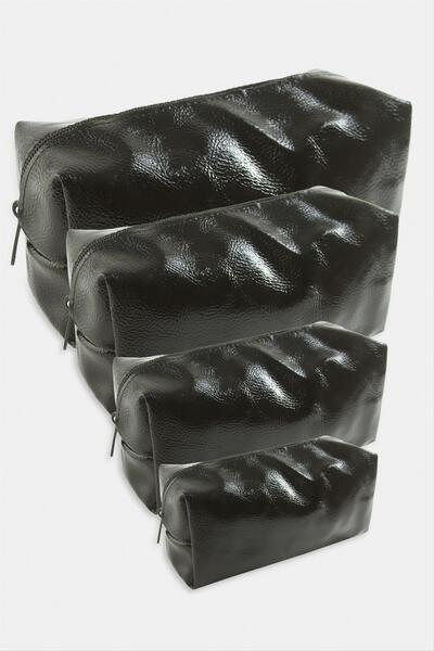 feryal 4 أكياس مكياج محمولة باليد