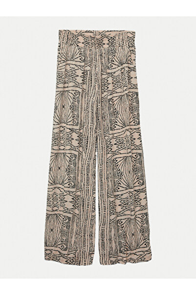 Vero Moda Γυναικείο Παντελόνι Palazzo 10282478 Μπεζ