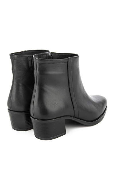 Hush Puppies Deri Siyah Kadın Topuklu Bot 725011-001