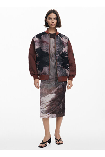 Desigual Standart Kahve Kadın Ceket 25WWEW04