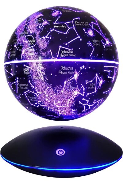 Hcnt Levitating Light Globe Magnetic Floating Night Light Constellation Ball