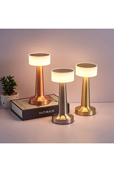 Generic Premium Cordless LED Table Lamp Rechargeable Portable Night Light for Restaurant & Desk