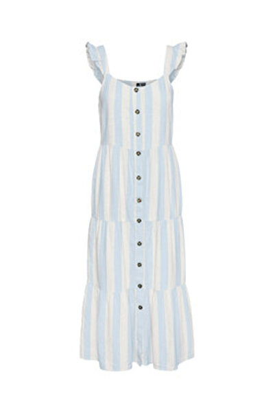 Vero Moda Γυναικείο Καλοκαιρινό Φόρεμα 10322614 Ανοιχτό Μπλε