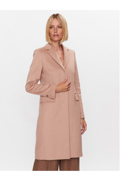 Calvin Klein Γυναικείο Μάλλινο Παλτό K20K205670 Μπεζ