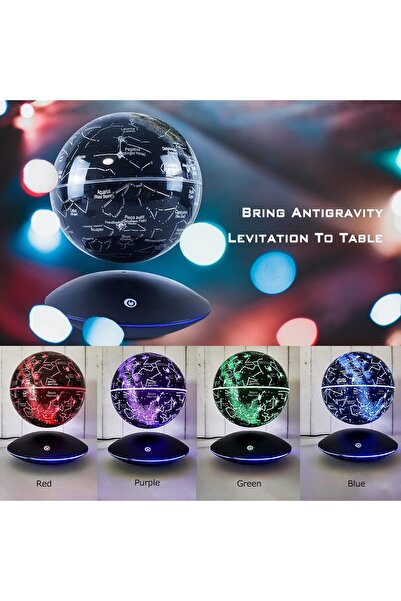 Hcnt Levitating Light Globe Magnetic Floating Night Light Constellation Ball