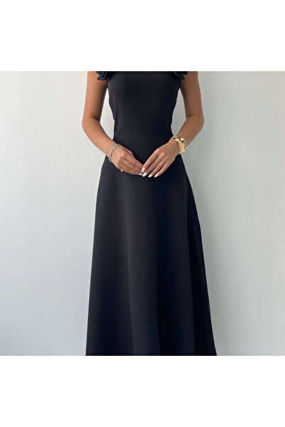 gl00my Rose Patterned Rope Strap Dress